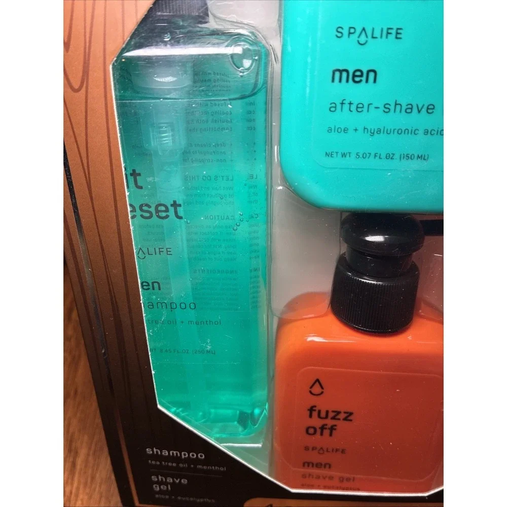 Revitalizing Men's Skincare Set: Body Wash, Shave & After-Shave Gel, Shampoo - Picture 6 of 8